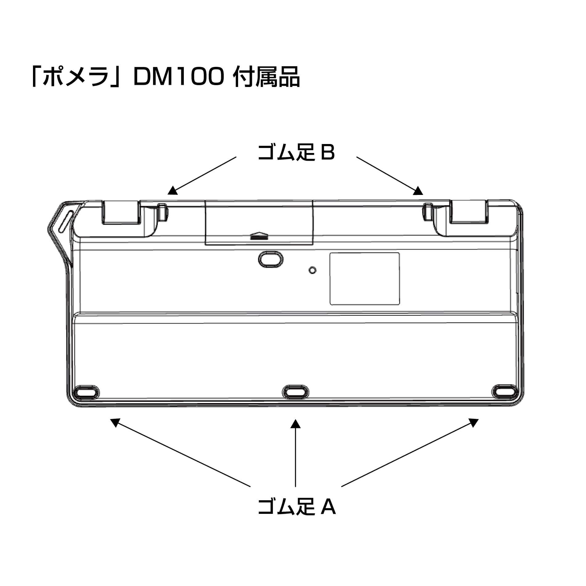 キングジム公式ストア デジタルメモ「ポメラ」用付属品 ゴム足 アダプタ ケーブル DM100 DM200 DM250 キングジム公式オンラインストア