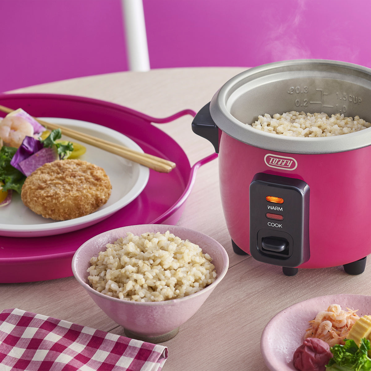 ラドンナ TOFFY HAPPY COLLECTION ミニ炊飯器セット【K-HRC1