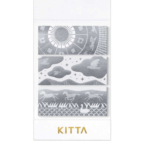 ちいさく持てるマスキングテープ KITTA Special（チェンジング箔）KITPP005 シゼン