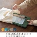 「フラッティ ワークス」帆布素材のバッグインバッグ