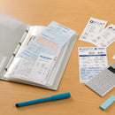 領収書ファイル A4長辺1/3【スキットマン】