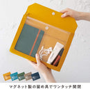 「フラッティ ワークス」帆布素材のバッグインバッグ