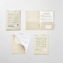 紙製ホルダー/二つ折り紙製ホルダー(茶殻紙タイプ)
