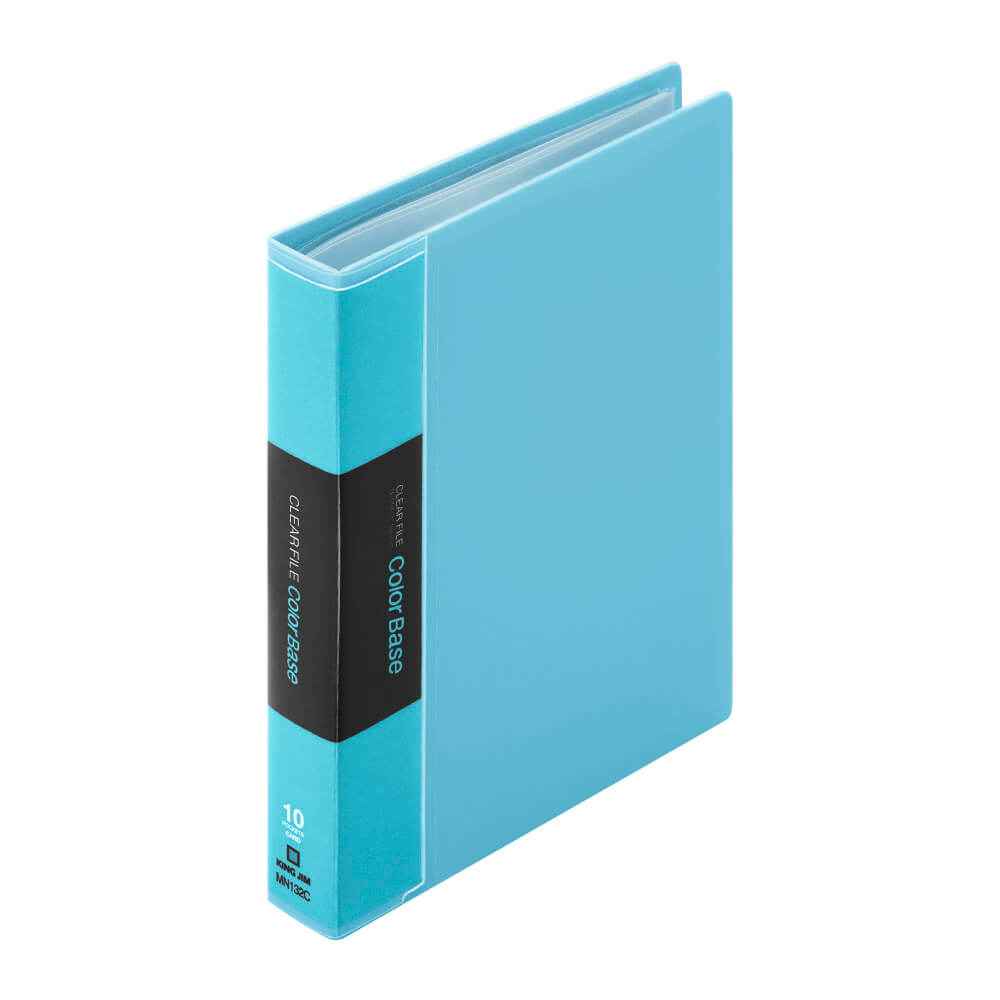 132Cネイ　クリアーファイル カラーベース ネイビー 132Cネイ A4タテ キングジム 4971660489404（10セット） KING JIM キングジム クリアーファイルカラーベース ネイビー KJ-132C