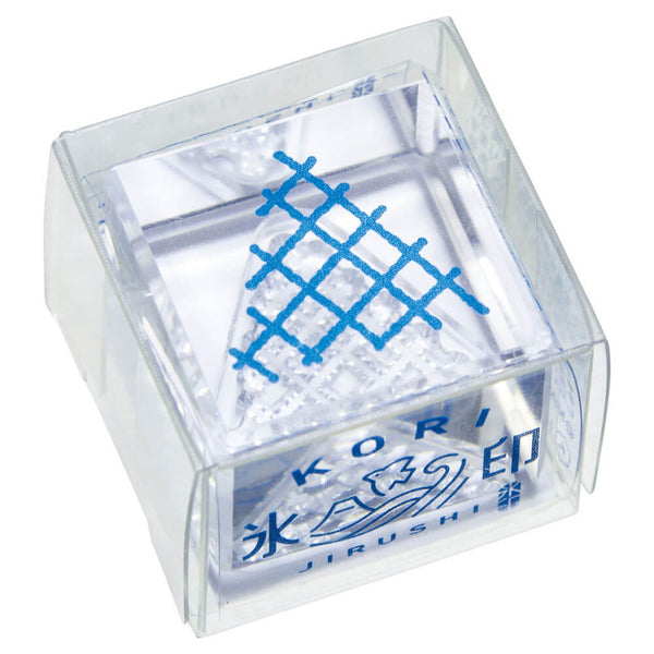 透明スタンプ「氷印」小サイズ サンカク