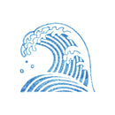 透明スタンプ「氷印」大サイズ ナミ