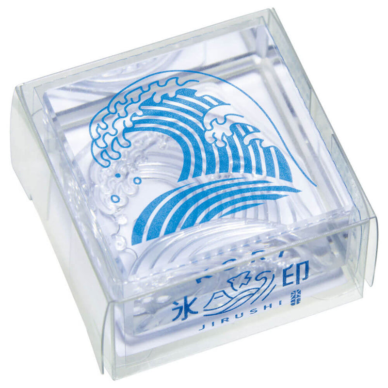 透明スタンプ「氷印」大サイズ ナミ