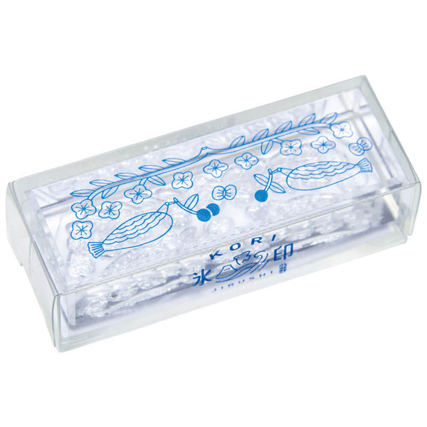 透明スタンプ「氷印」長サイズ ヤスラギ