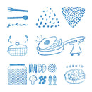 透明スタンプ「氷印」ゴハンセット