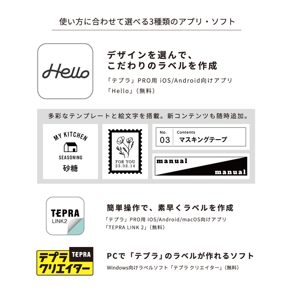 テプラ」PRO 