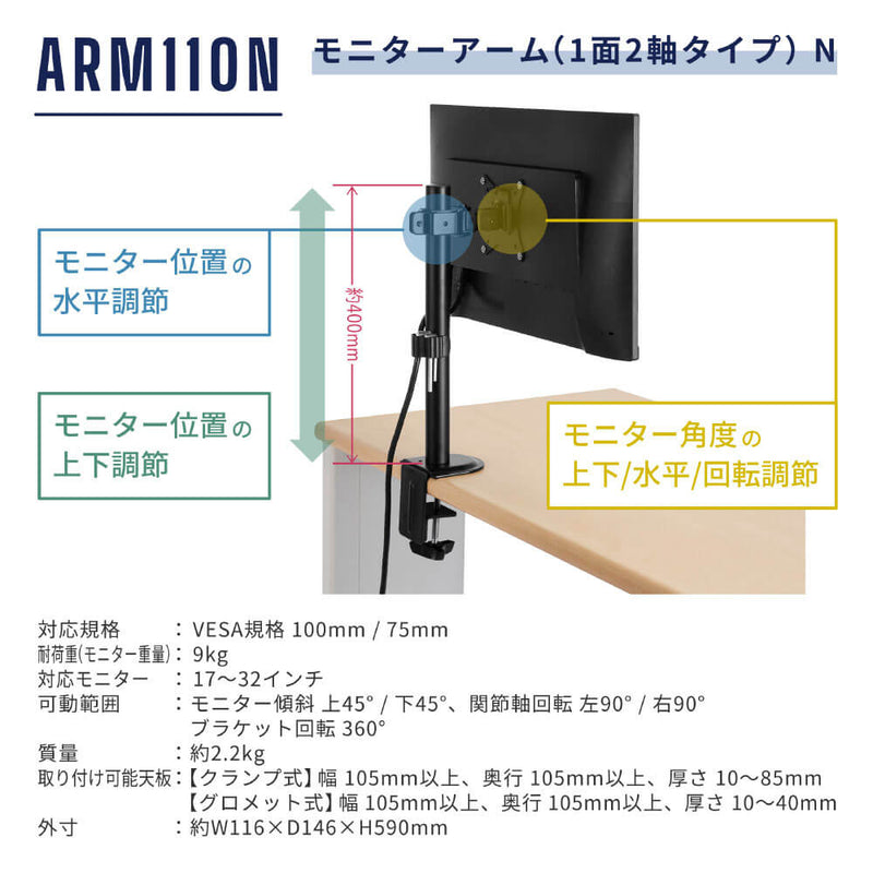 モニターアームN