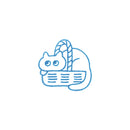 透明スタンプ「氷印」小サイズ カゴイリネコ