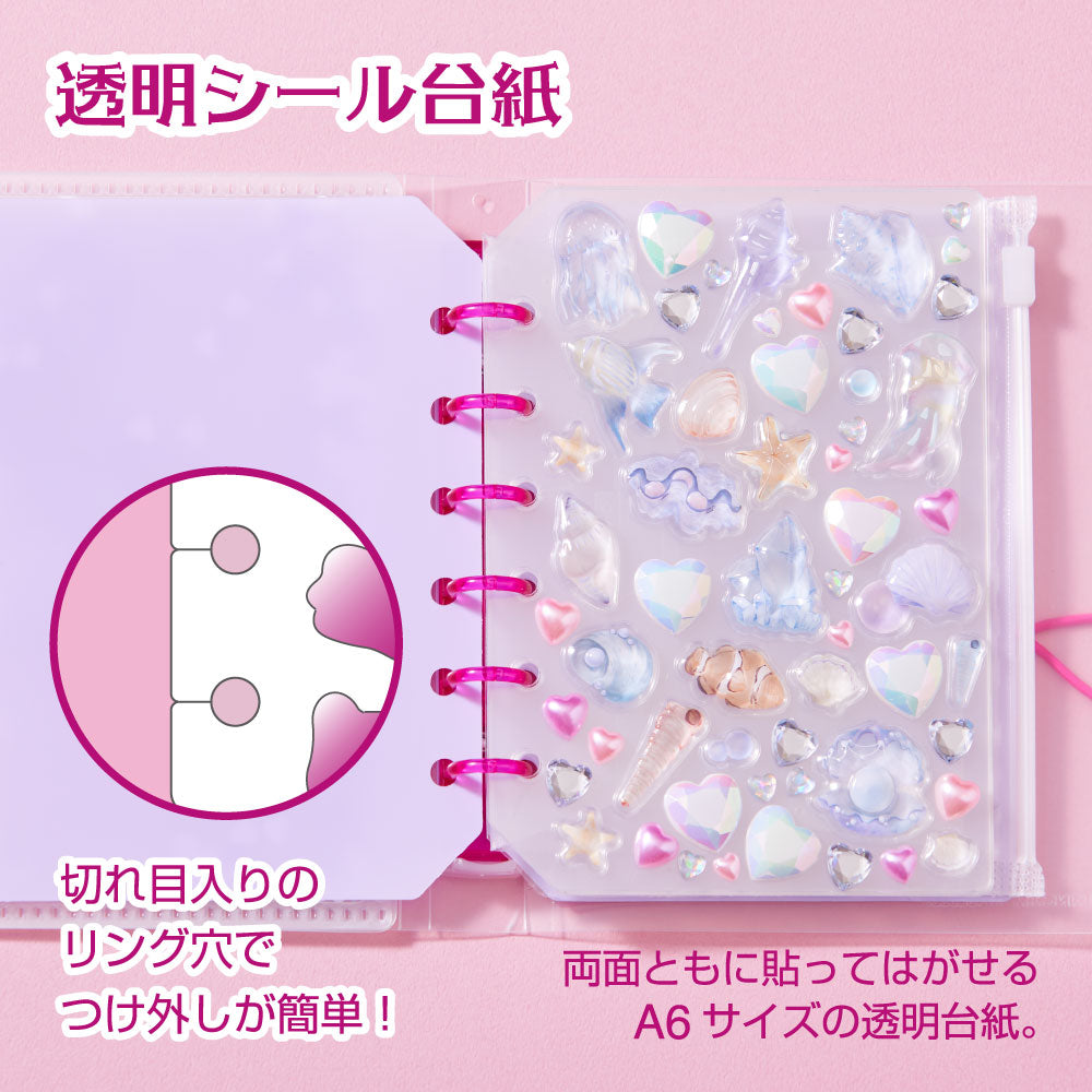 透明シール台紙 ミニ6穴【シャカリン】｜キングジム公式ストア