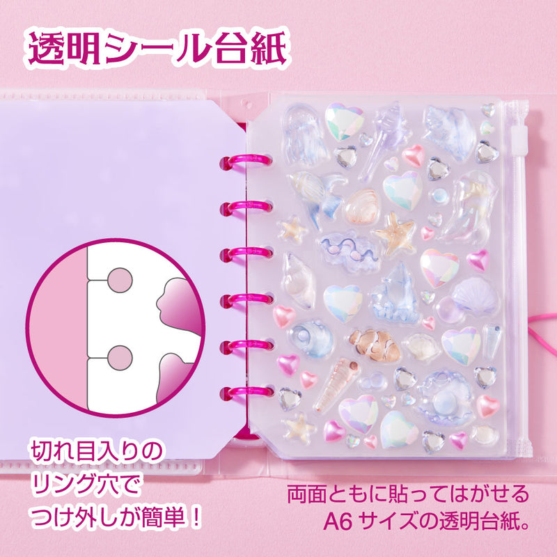 透明シール台紙 ミニ6穴【シャカリン】｜キングジム公式ストア