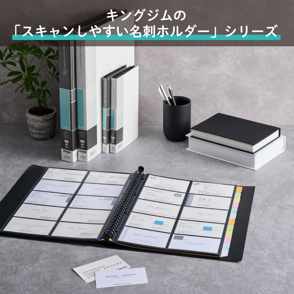 スワイン・サクセス・シリーズ 2冊セット スキャンしやすい名刺ホルダー 差し替え式（収納枚数：300枚）36SC