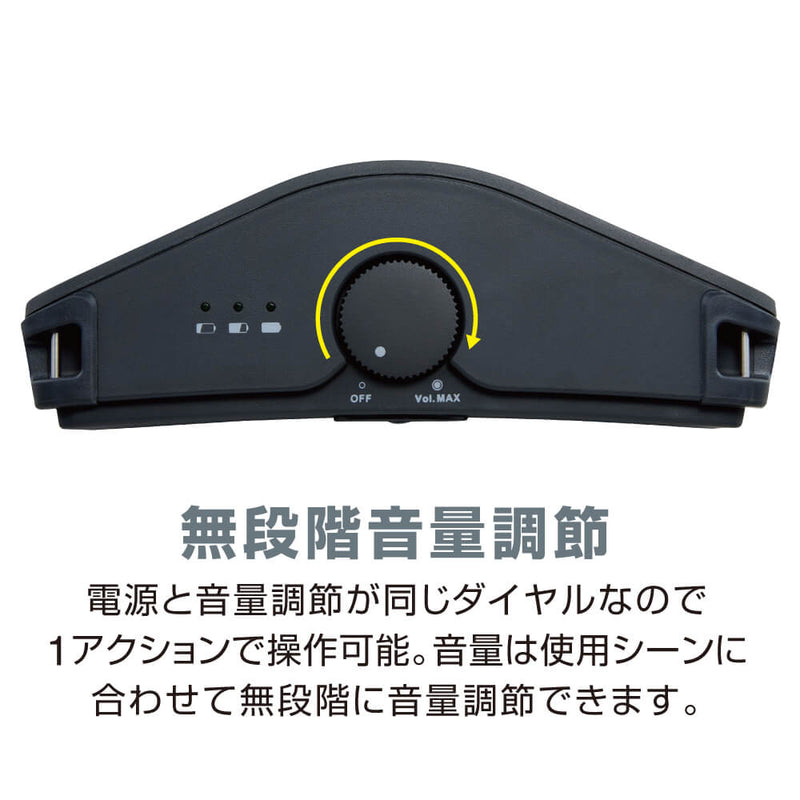 ハンズフリー拡声器