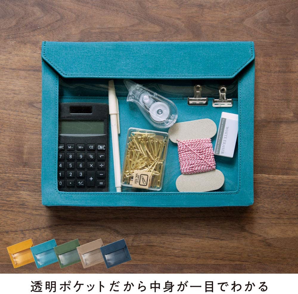 キングジム公式ストア フラッティ ワークス 5416 帆布素材のバッグイン