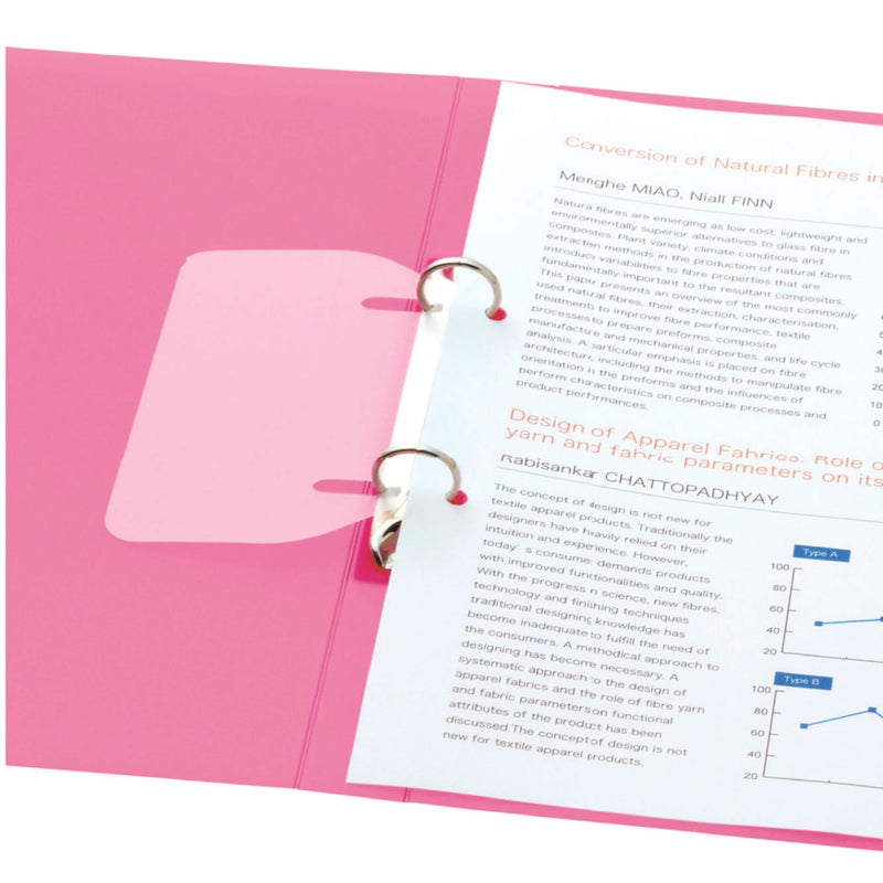 リングファイル(透明)【シンプリーズ】