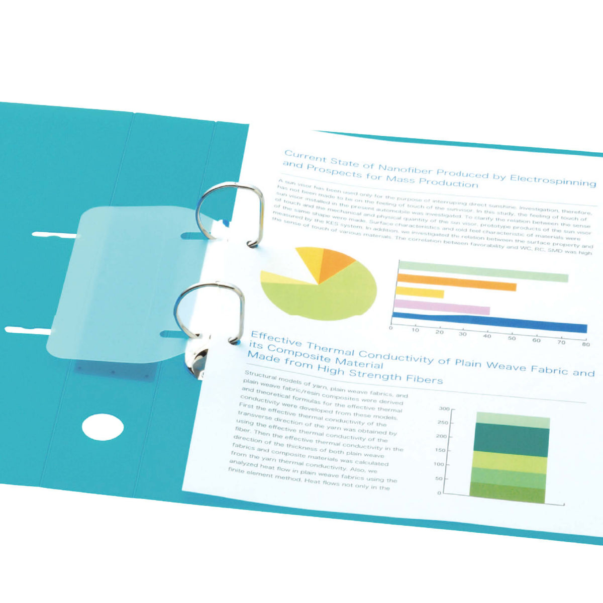 キングジム公式ストア Dリングファイル(透明) シンプリーズ A4タテ型 2