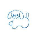 透明スタンプ「氷印」大サイズ マルチーズ