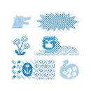 透明スタンプ「氷印」ドットセット