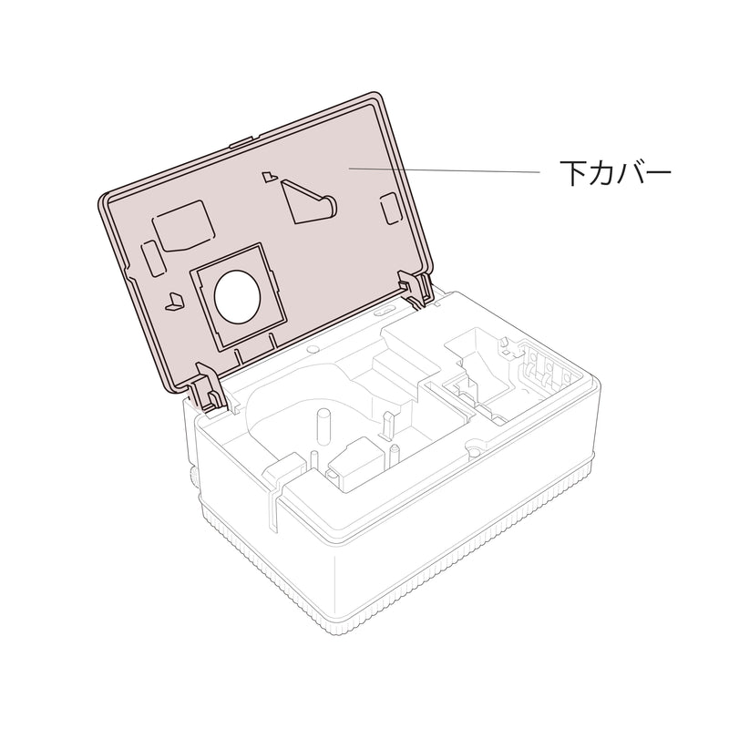 ラベルライター「テプラ」PRO用付属品 SR-GL1用電池蓋 【取り寄せ品】