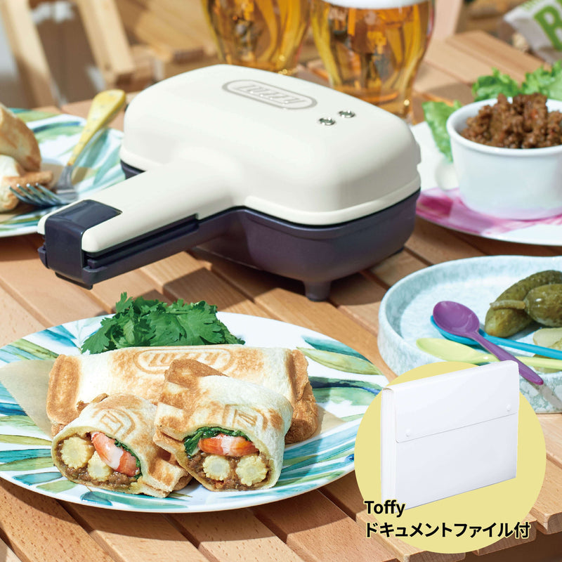 ラドンナ Toffy ハーフホットサンドメーカーセット【K-HS3】