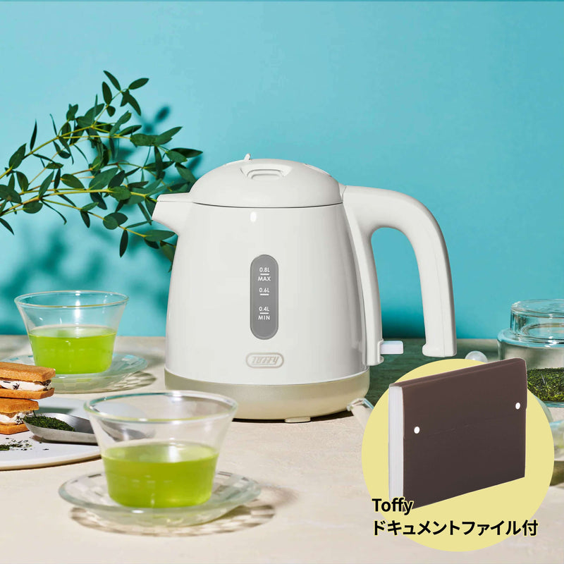 ラドンナ TOFFY HAPPY COLLECTION 給湯ロック付き電気ケトルセット【K-HKT1】