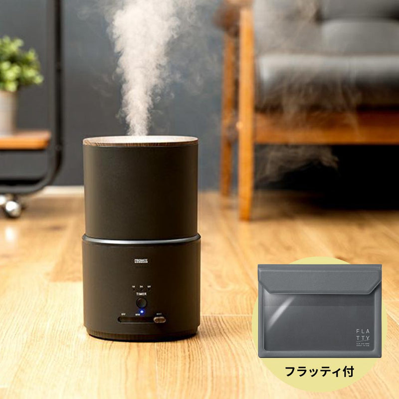 ライフオンプロダクツ PRISMATE キレイなミストで加湿するダブル抗菌 上部給水超音波式加湿器セット【PR-HF064】