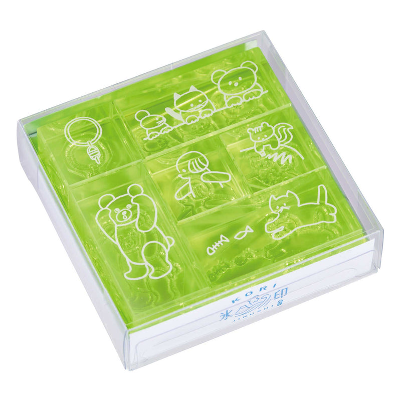 透明スタンプ「氷印」トモダチセット｜キングジム公式オンラインストア