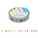 透明マスキングテープ SODA パレット