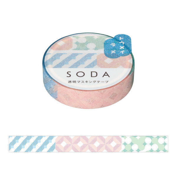 SODA キカガク (10mm) CMTG10-001 （ラメタイプ） 透明 マスキング