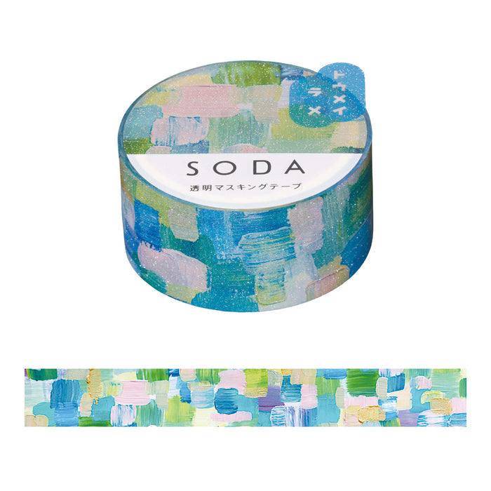 SODA タペストリー (20mm) CMTG20-001 （ラメタイプ） 透明 マスキング