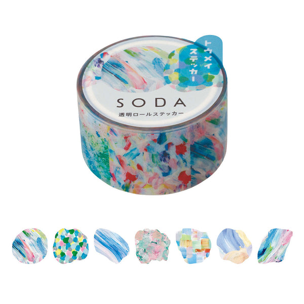 SODA エノグ (20mm) CMTS20-006 (ステッカー) 透明 マスキングテープ