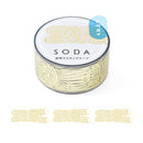 SODA クマッキー（ホワイトゴールド箔）＜ストア限定＞