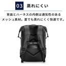 大容量・防水PCリュック 容量23L