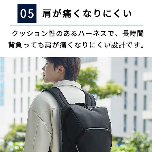 大容量・防水PCリュック 容量23L
