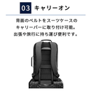 ２WAY 防水ビジネスリュック 容量23L