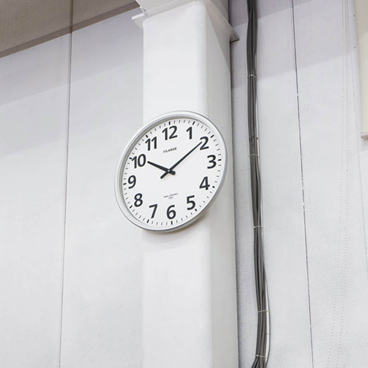 キングジム 大型電波掛時計ザラージ（直径50cm） 壁掛け・電波