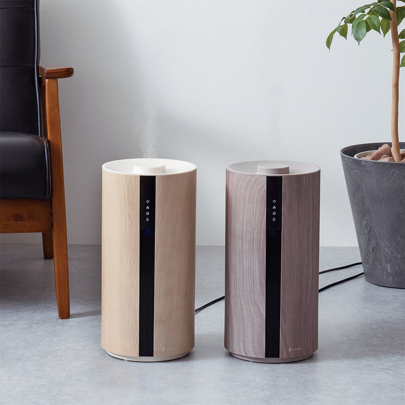 ライフオンプロダクツ 上部給水超音波式加湿器 -Premium WOOD-【LCAHF009】