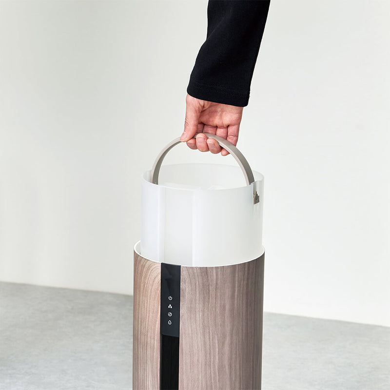 ライフオンプロダクツ 上部給水超音波式加湿器 -Premium WOOD-【LCAHF009】