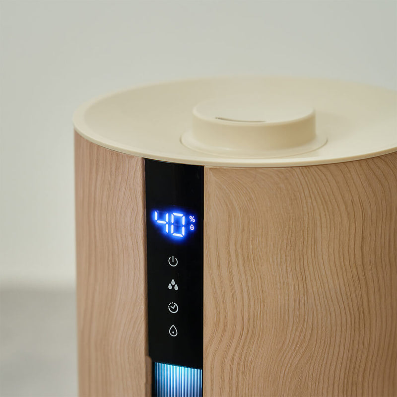 ライフオンプロダクツ 上部給水超音波式加湿器 -Premium WOOD-【LCAHF009】