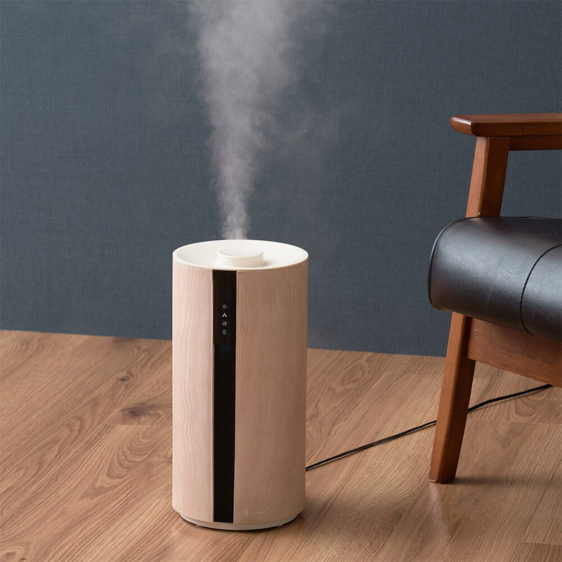 ライフオンプロダクツ 上部給水超音波式加湿器 -Premium WOOD-【LCAHF009】