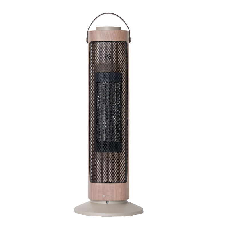 ライフオンプロダクツ タワー型セラミックファンヒーター -Premium WOOD-セット【LCAWA006】