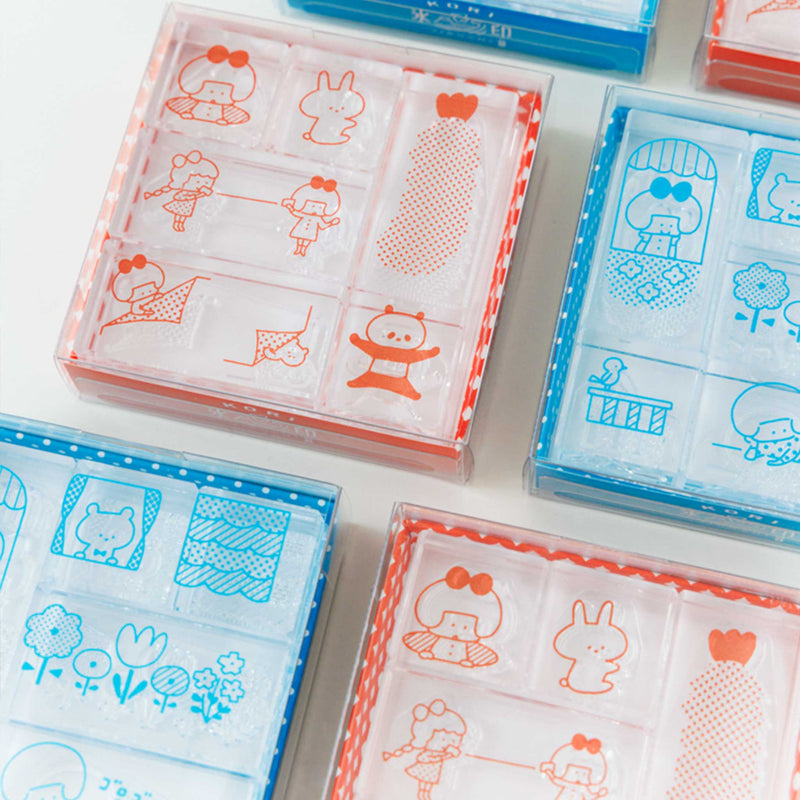 無限に影 スタンプ プリズマ 3枚セット 透明スタンプ「氷印」mizutamaセット＜ストア限定＞｜キングジム公式