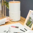 ライフオンプロダクツ PRISMATE キレイなミストで加湿するダブル抗菌 上部給水超音波式加湿器セット【PR-HF064】