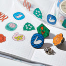 透明マスキングテープ SODA（ステッカータイプ）ピンバッジ