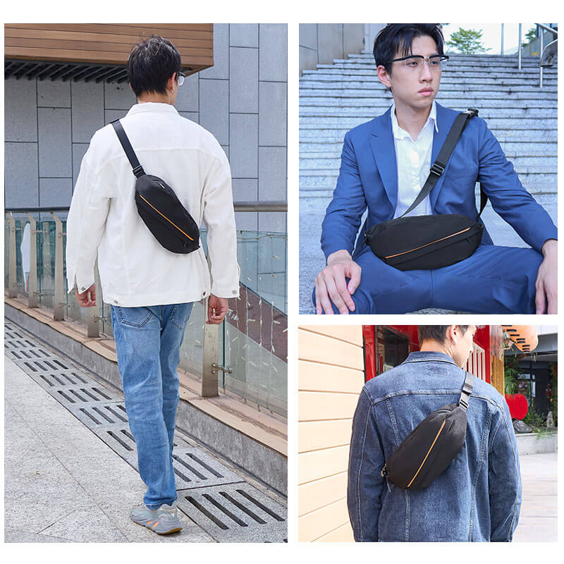 マルチ収納・防水 ボディバッグ（エコ素材）