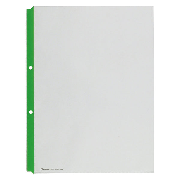 キングジム公式ストア カラーガードポケット 203 A4タテ型 2穴 台紙
