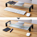 デスクボード(ガラス天板タイプ)  机上台